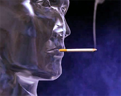 Насморк при курении, фото